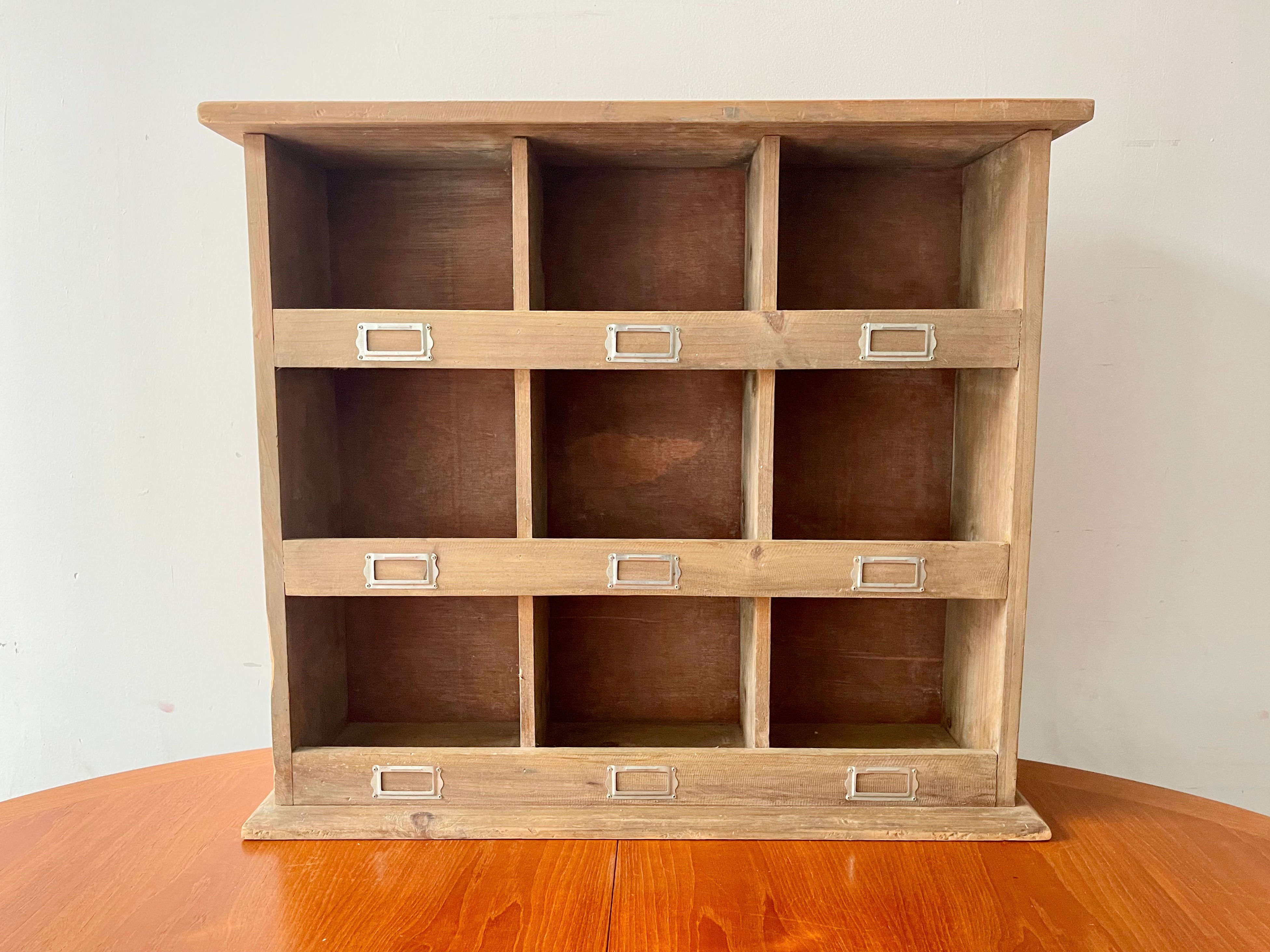 Vintage Style Wooden Pigeon Holes