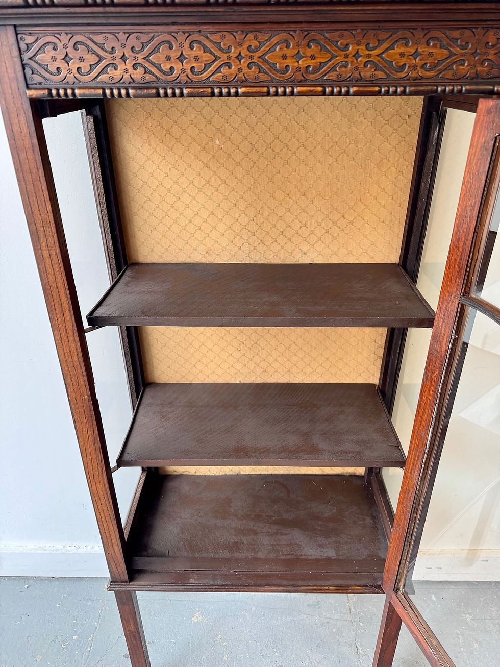 Miniature : Vintage Glass Display Cabinet