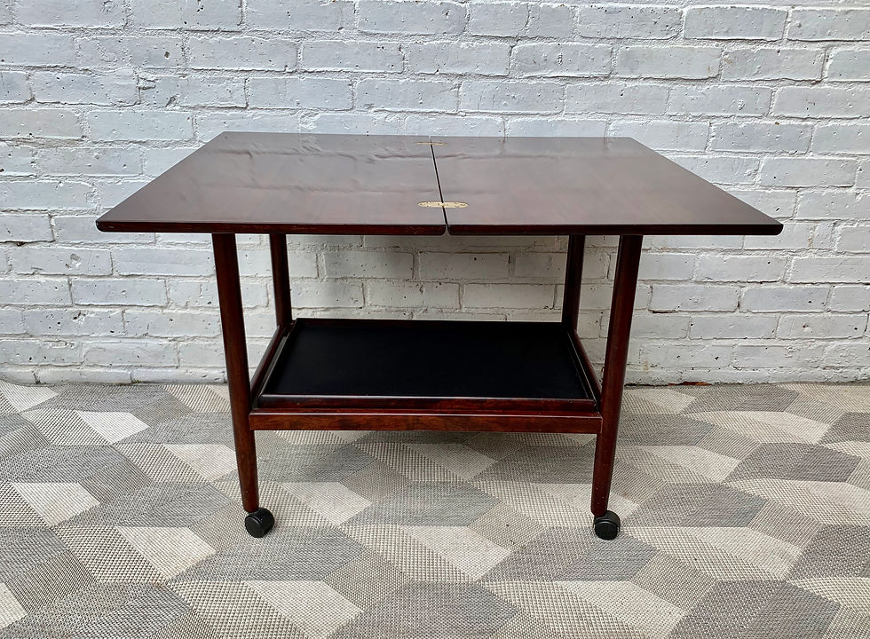 Miniatura: Vintage Drinks Trolley Bar Cart Side Table #D16