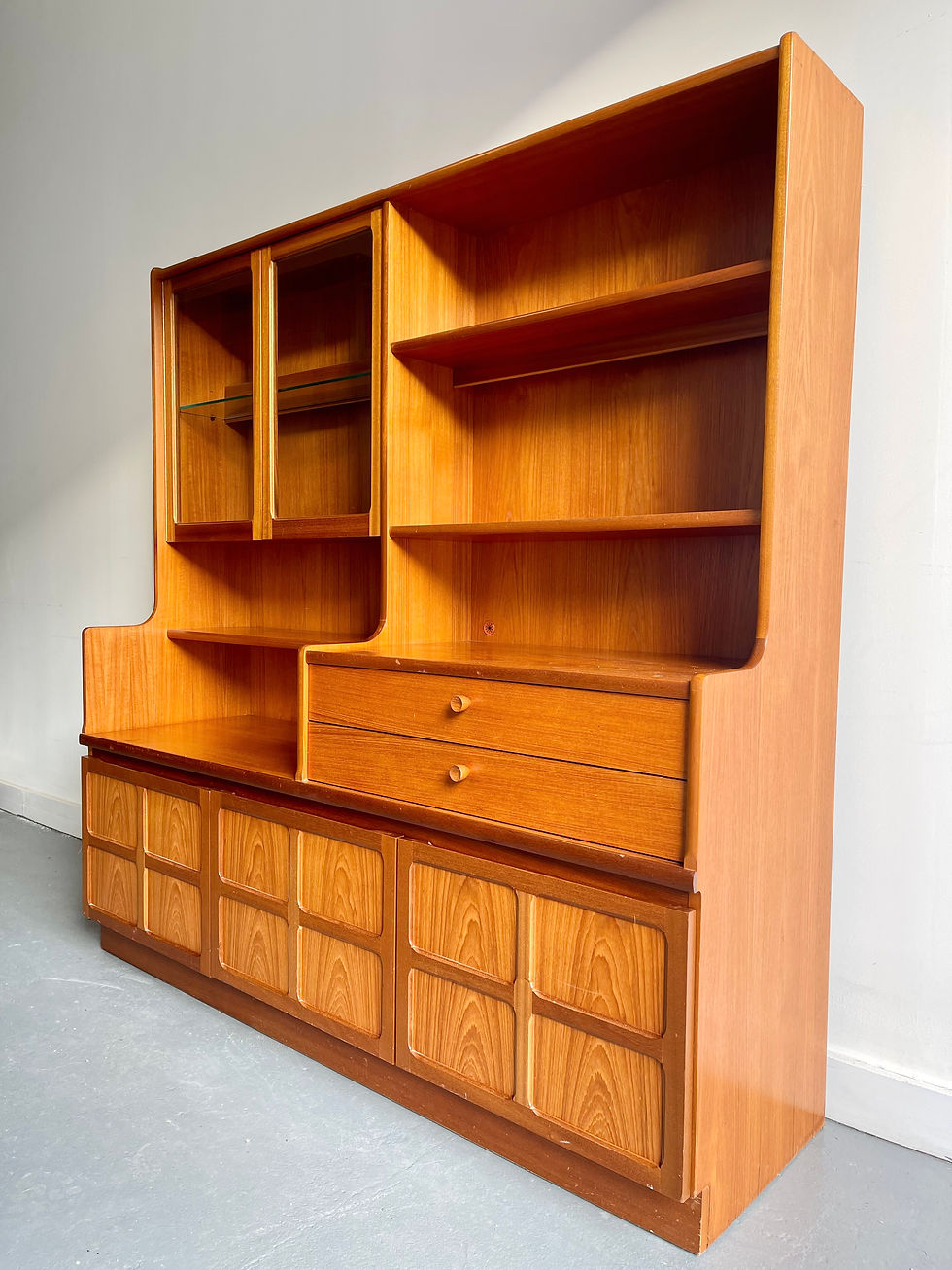 Miniature : Vintage Wall Unit Sideboard by Nathan