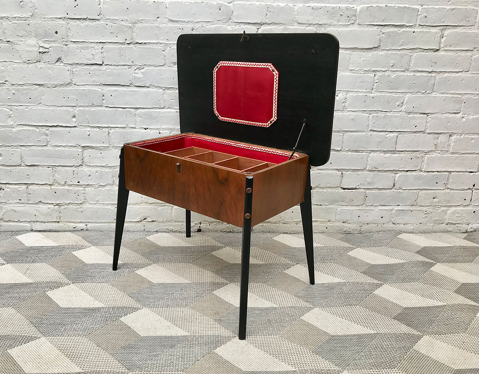 Miniatura: Vintage Retro Sewing Box Side Table #570
