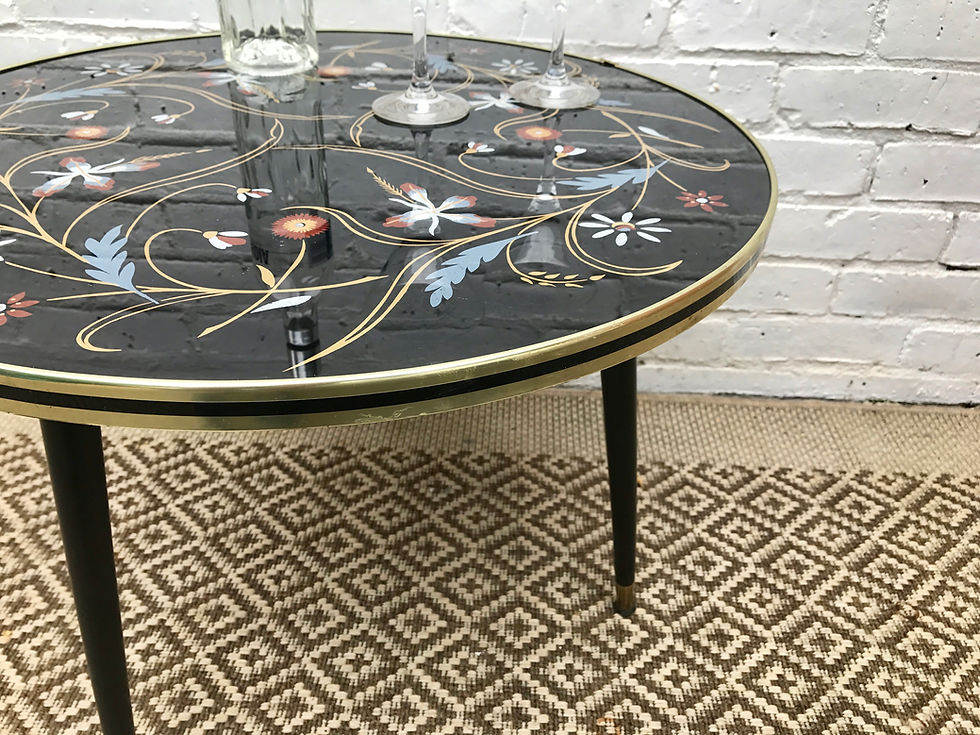 Miniatura: Round Vintage Retro Coffee Table #345