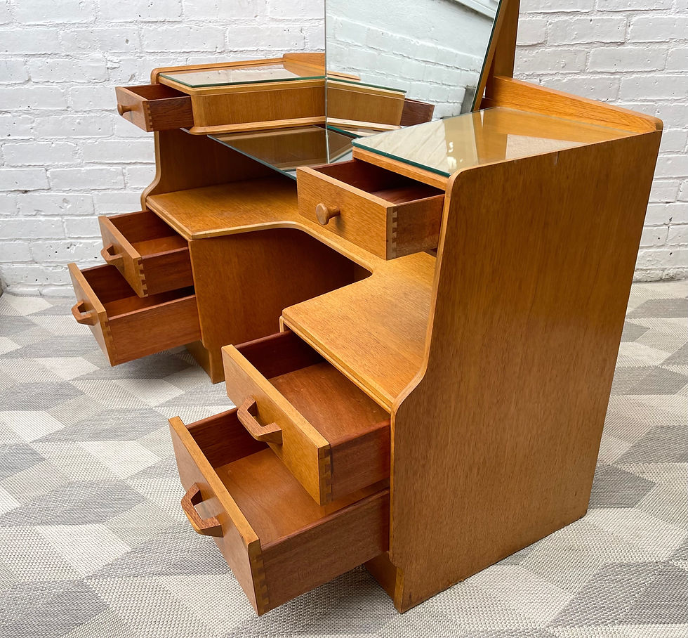 Thumbnail: Vintage G Plan Dressing Table with Mirror right