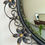 Miniatura: Vintage Round Convex Mirror flower