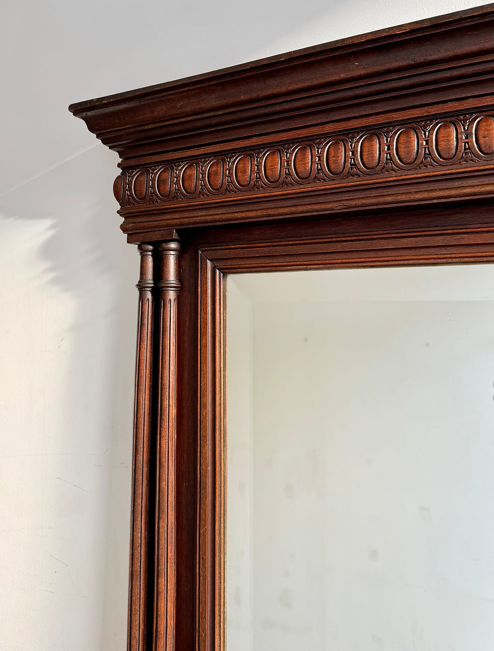 Miniature : Beveled Mantlepiece Mirror from France