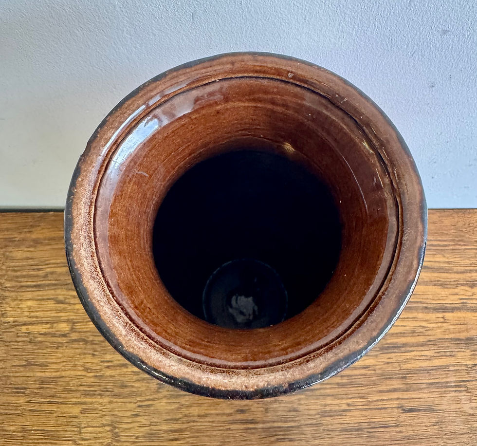 Miniatura: Vintage Red Scheurich Keramik West German Vase 239-41 top