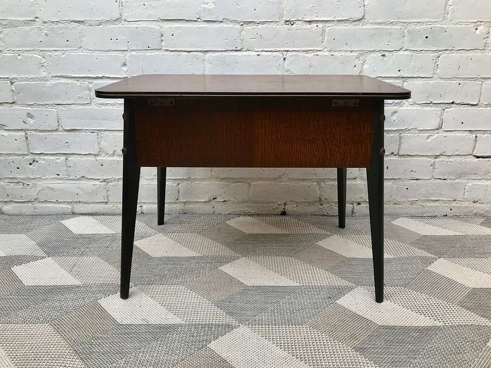 Miniatura: Vintage Retro Sewing Box Table Red #617