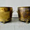 Miniatura: Pair or Vintage Brass Planters by Lombard front