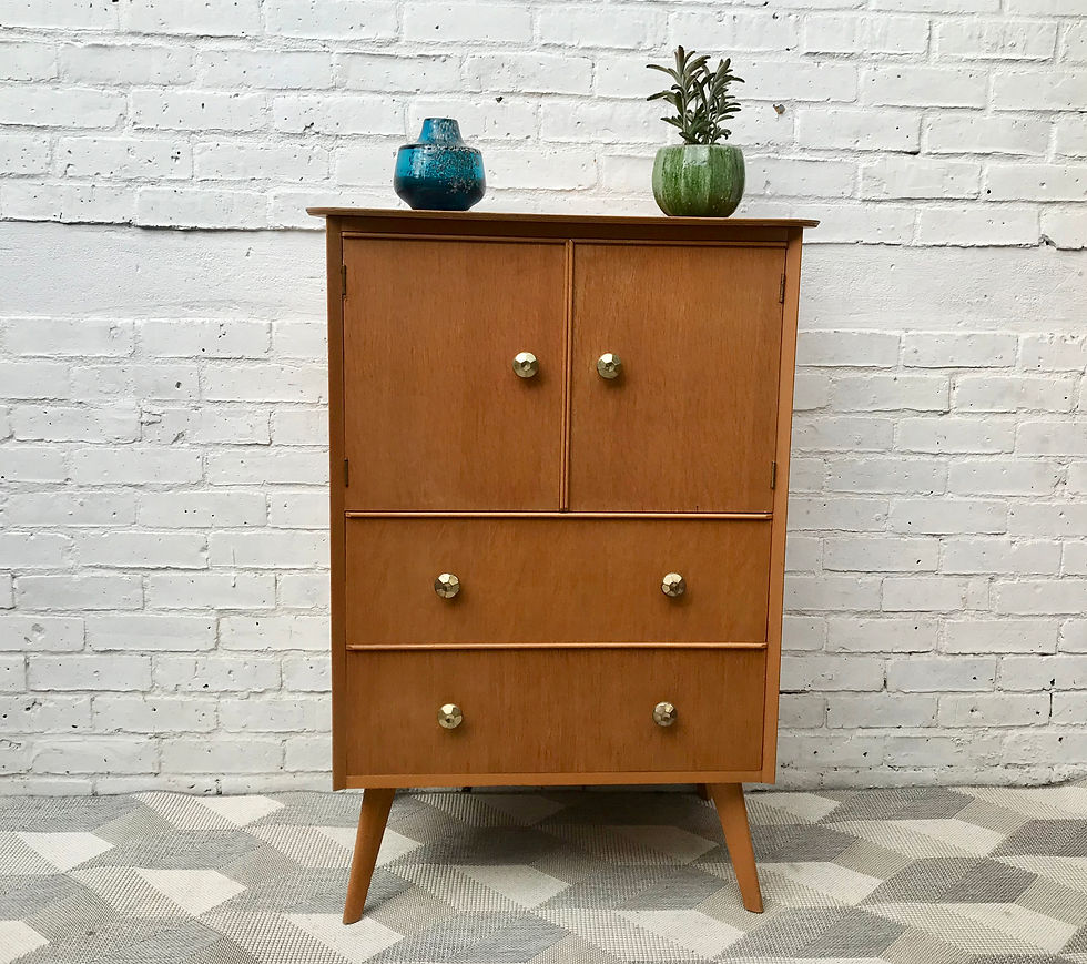 Miniature : Vintage Retro Drawers Cabinet #612