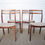 Miniature : MID CENTURY DINING CHAIRS x 4