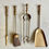 Miniatura: Vintage Brass Fireplace Companion Set
