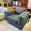 Miniatura: Contemporary Dark Grey Sandringham Armchair in studio