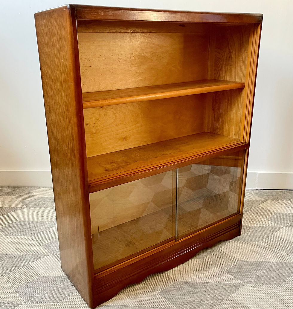 Thumbnail: Small Vintage Bookshelf Cabinet