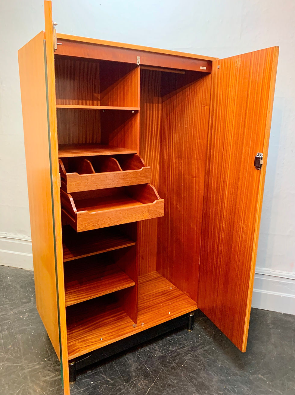 Thumbnail: Vintage G Plan Wardrobe With Mirror