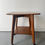 Thumbnail: Vintage Square Side Table on Castor Wheels