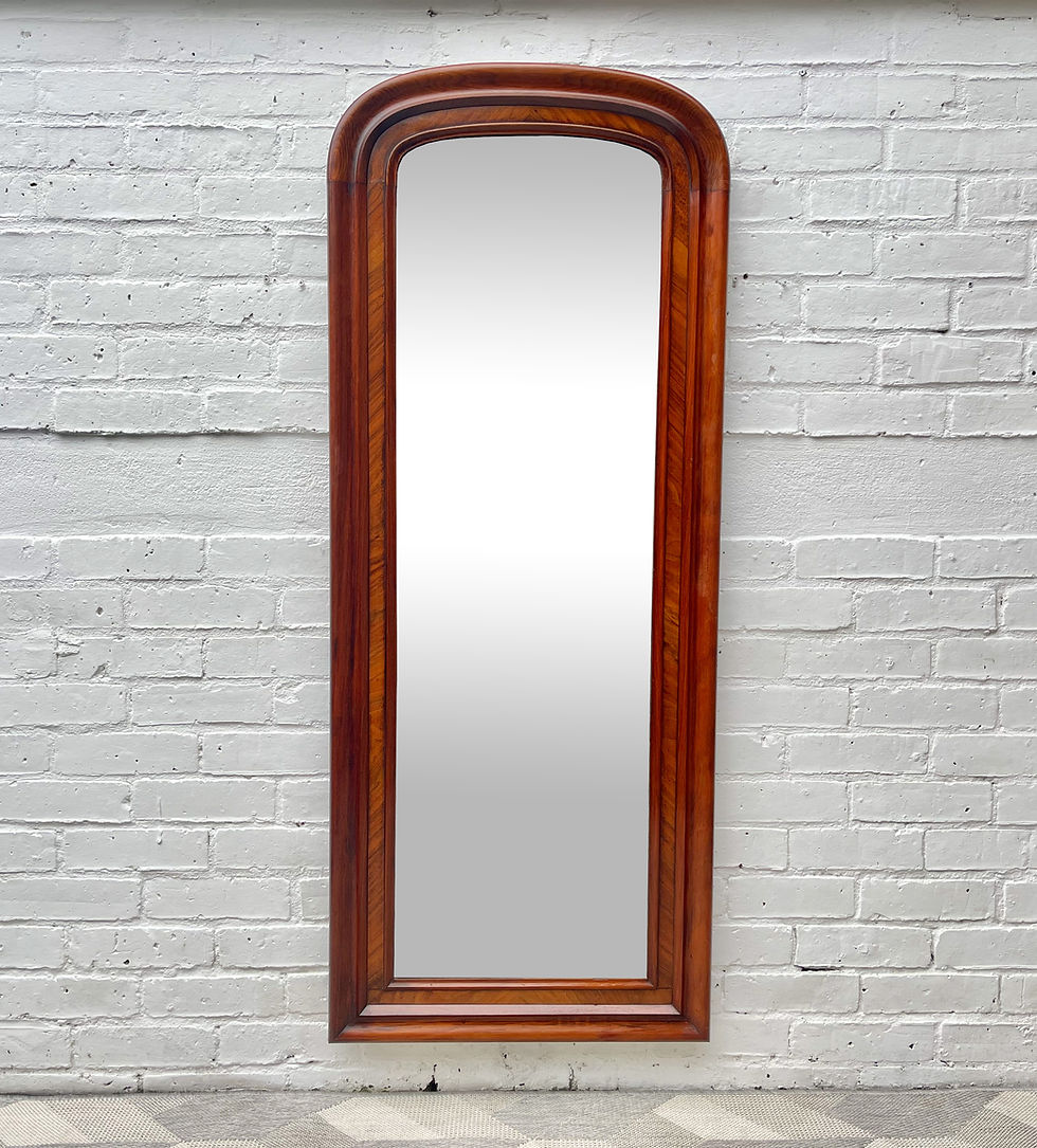 Antique Dressing Mirror Mahogany Frame  front