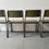 Thumbnail: Set of 4 Vintage Stacking Chairs with Green Vinyl