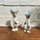 Miniature : Vintage Pair Italian Vases Serafino Volpi 1950's #802