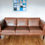 Miniature : VINTAGE DANISH LEATHER SOFA 1970s