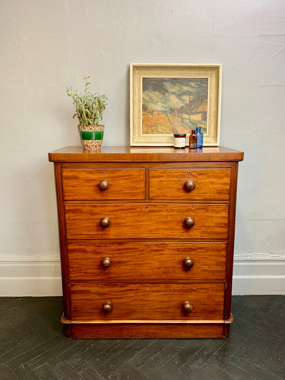 Miniature : Large Victorian Chest of Drawers Bedroom #998