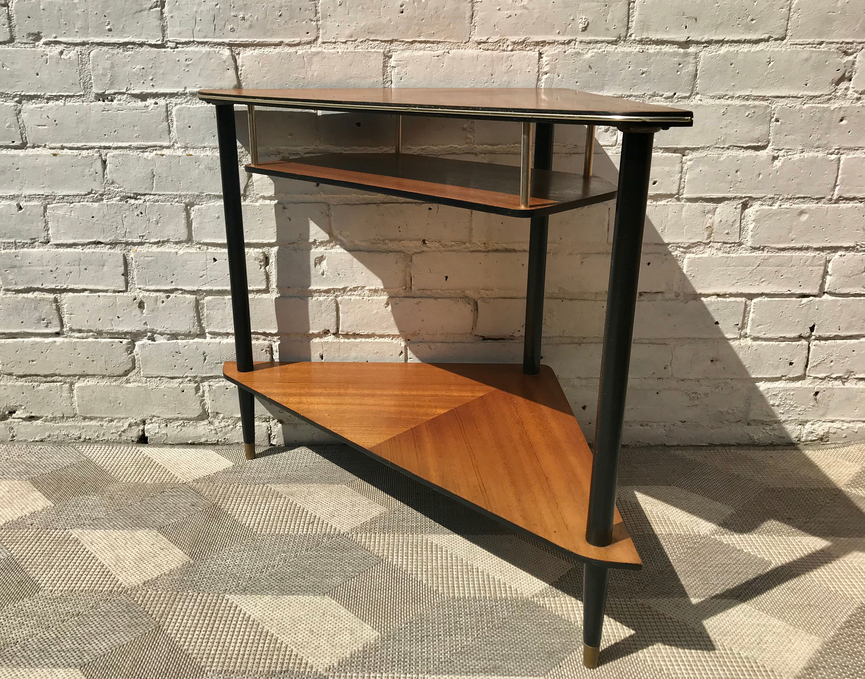 Vintage Retro Corner Table #781