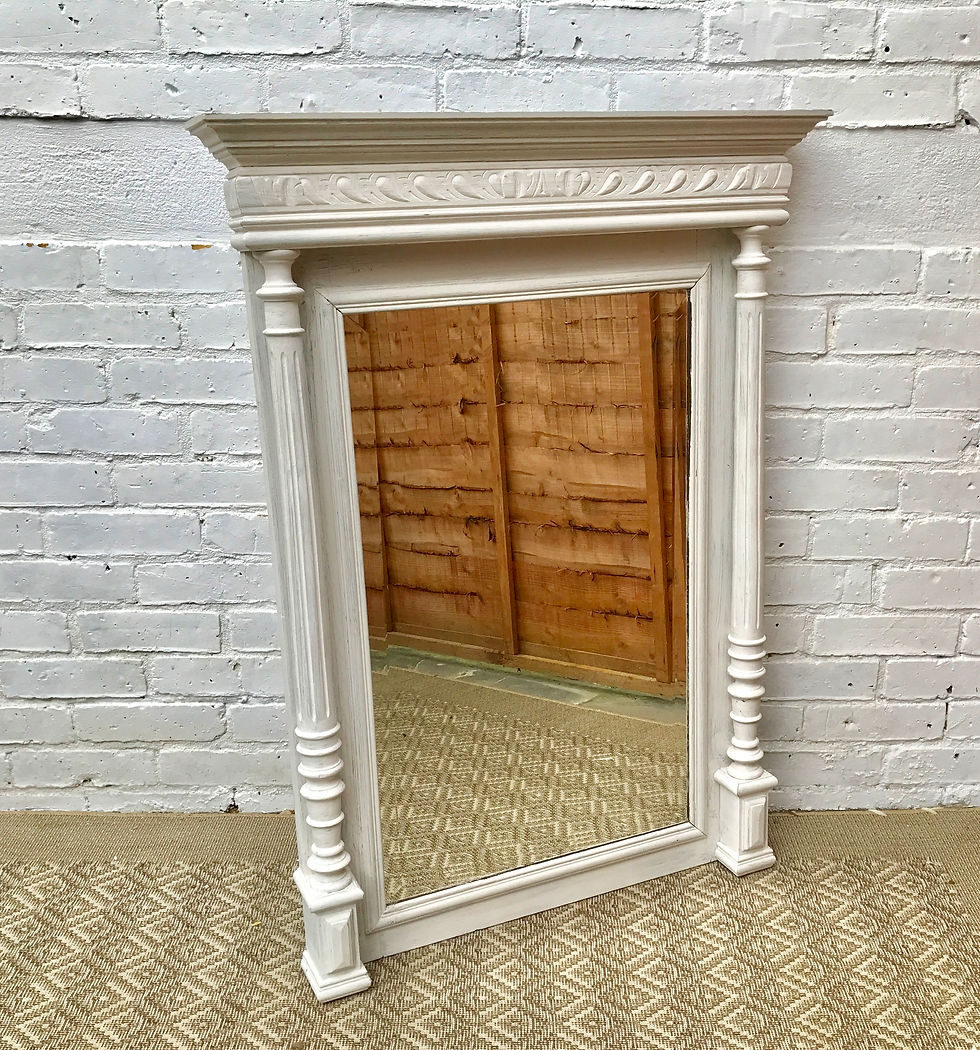 VICTORIAN OVER MANTLE MIRROR