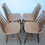 Miniature : SET of 4 WOODEN DINING CHAIRS