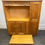 Miniature : Large Vintage Tambour Cabinet Desk Cupboard
