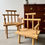 Miniatura: Childs Primitive Wooden Armchair