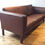Miniature : VINTAGE DANISH LEATHER SOFA 1970s