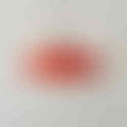 Red vintage pendant lamp in a white room for home lighting.