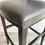 Thumbnail: Grey Leather Bar Stool