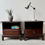 Miniature : Vintage Pair of Bedside Tables by STAG