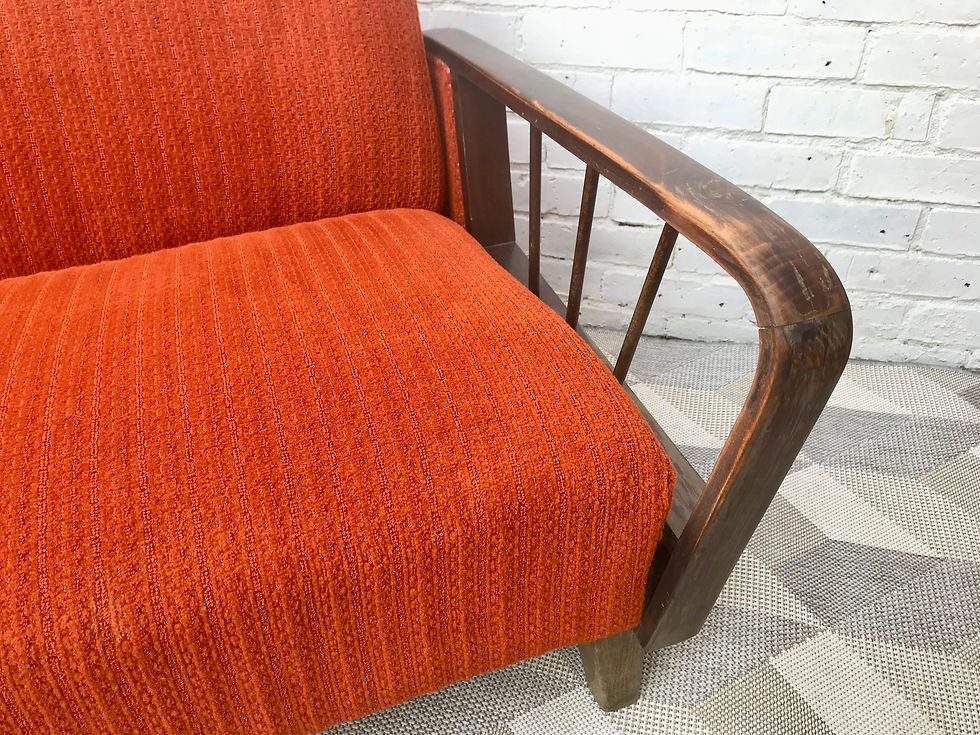 Miniatura: Vintage Retro Sofa Bed - Red #427