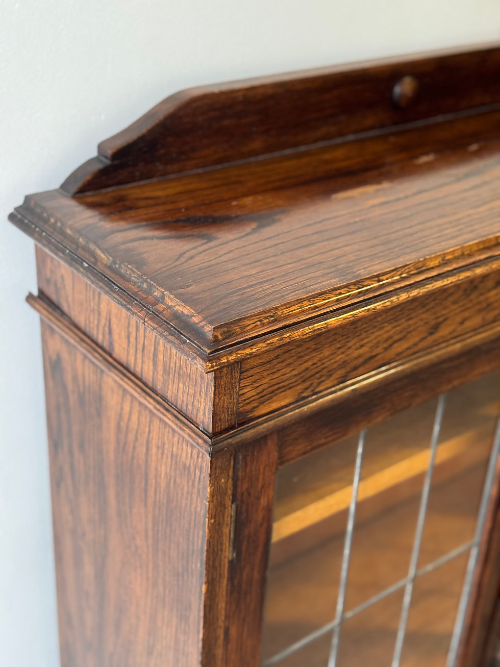 Miniatura: Vintage Glass Bookcase Cabinet