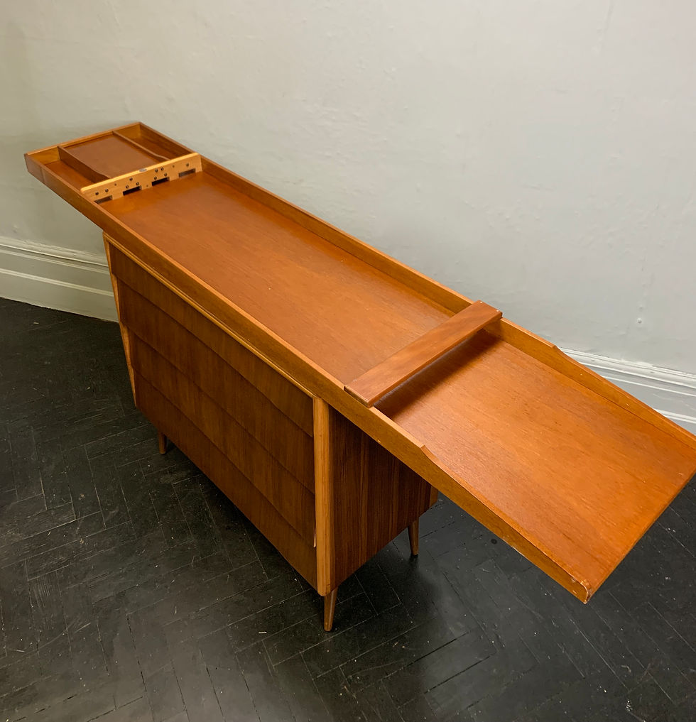 Miniature : Vintage Board Game Shuffleboard Teak #957