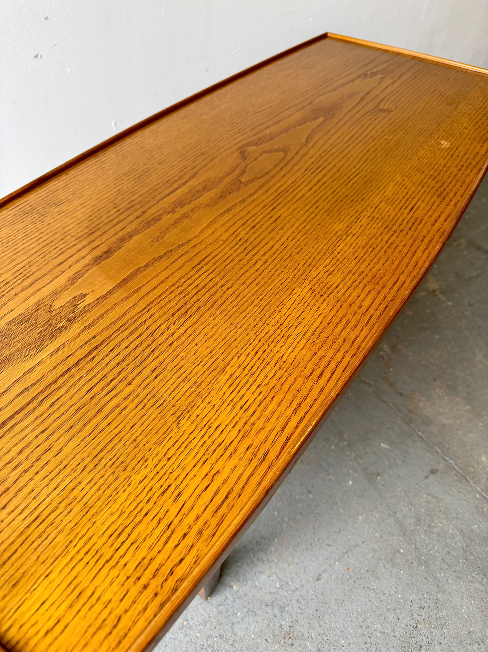 Miniatura: Vintage Wooden Coffee Table with Shelf top