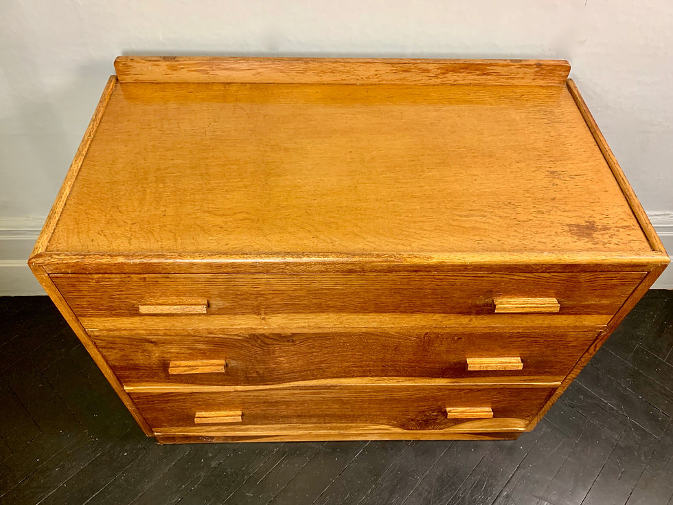 Miniatura: Vintage Chest of Drawers Bedroom Wooden #978