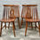 Miniature : Set of 4 Vintage Dining Chairs Wooden #825