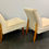 Thumbnail: Vintage Pair of Side Chairs Cintique White #955