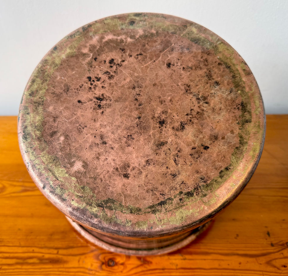Miniatura: Antique Copper Pot with Gaillard Handles base