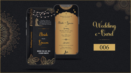 Wedding Premium Traditional e-Card | Inspire studio | Template ID EC06 ...