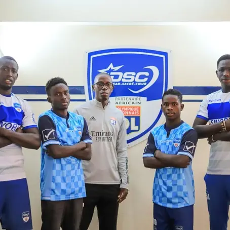 Ibrahima Fall et Moussa Kanté rejoignent l'Olympique Lyonnais en provenance de Dakar Sacré Coeur