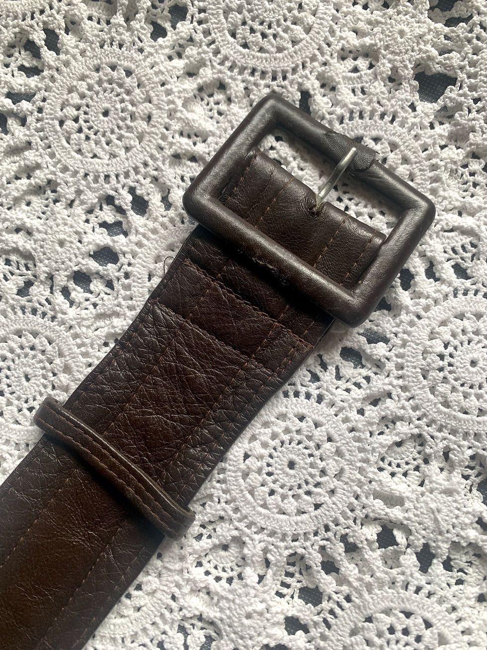 Thumbnail: 1970s Vintage Chocolate Brown Full Length Belted Trench Coat