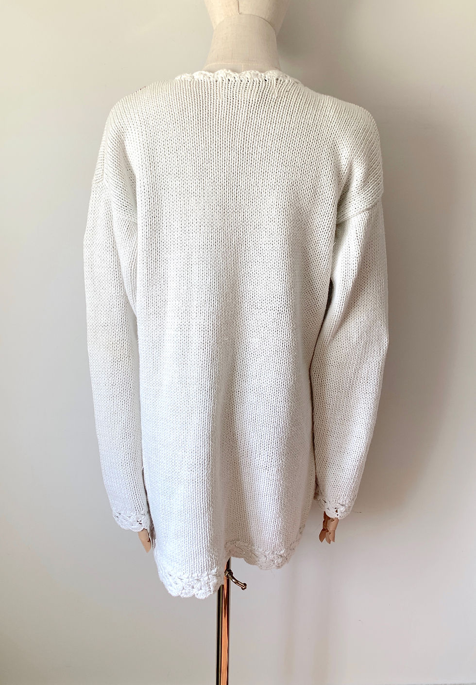 Thumbnail: Vintage Romantic Floral Statement Knit