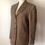 Thumbnail: Italian Vintage 100% Pure New Wool Bronze Houndstooth Blazer Made in ITALY