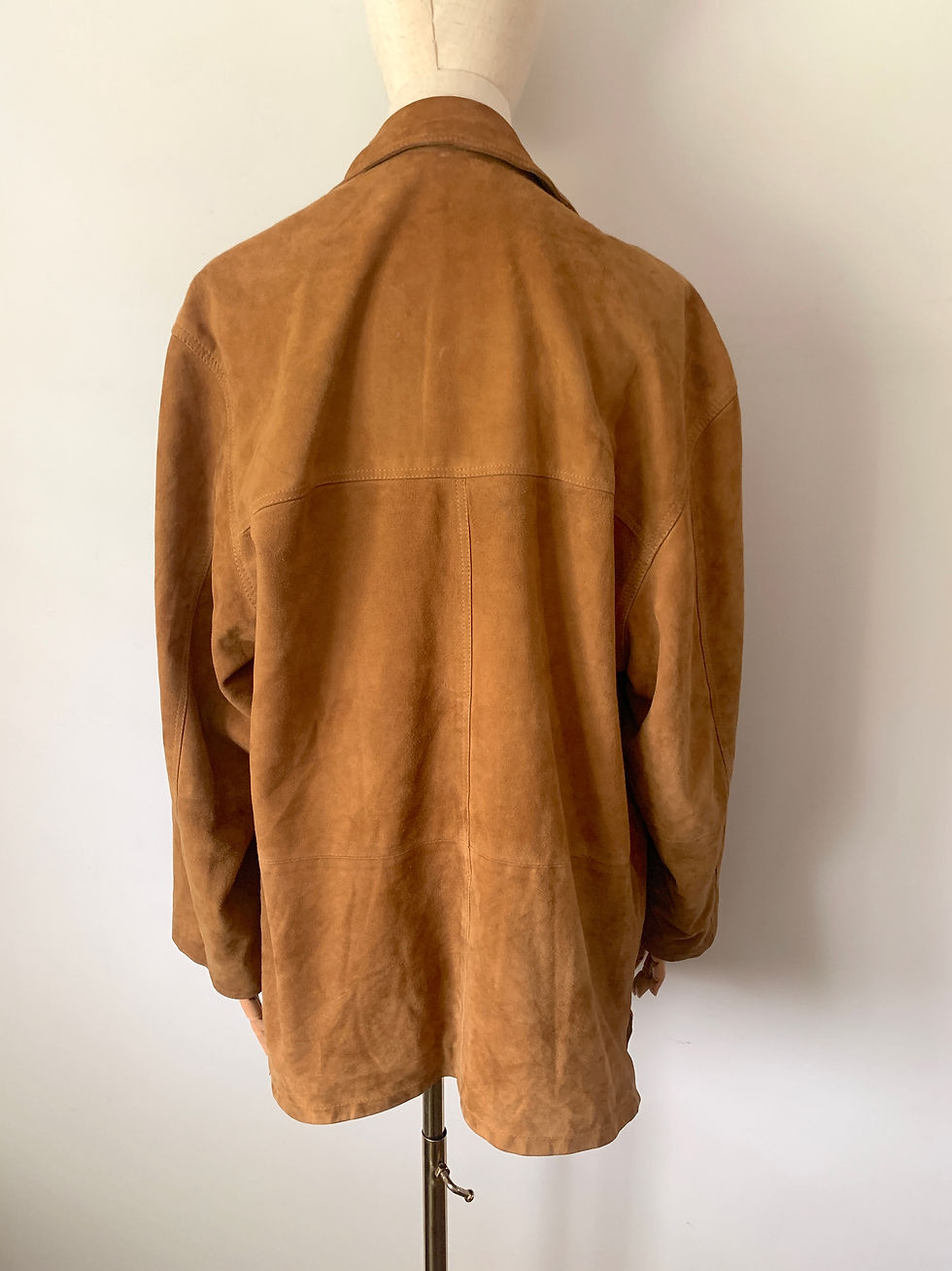 Thumbnail: Italian Vintage 100% Genuine SUEDE Loose Fit Jacket