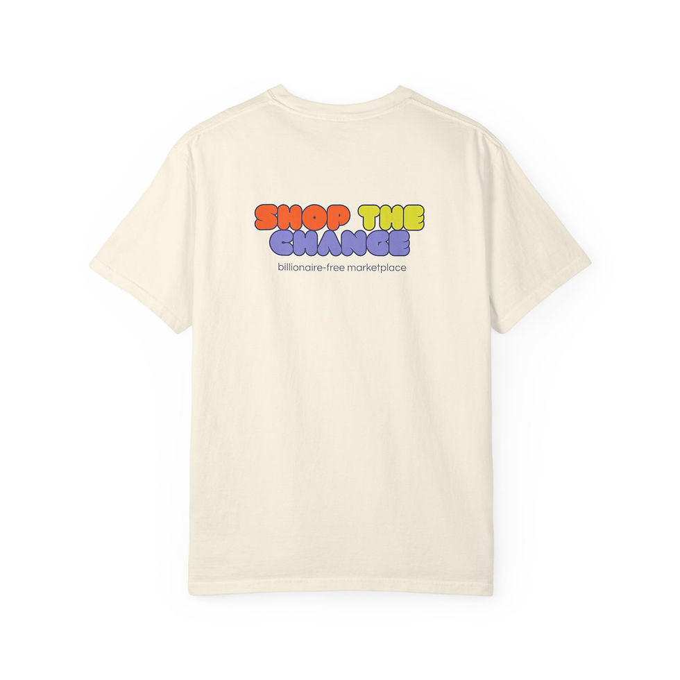Thumbnail: Retro Bubble Logo T-Shirt | REZIMART Shop the Change Graphic Tee