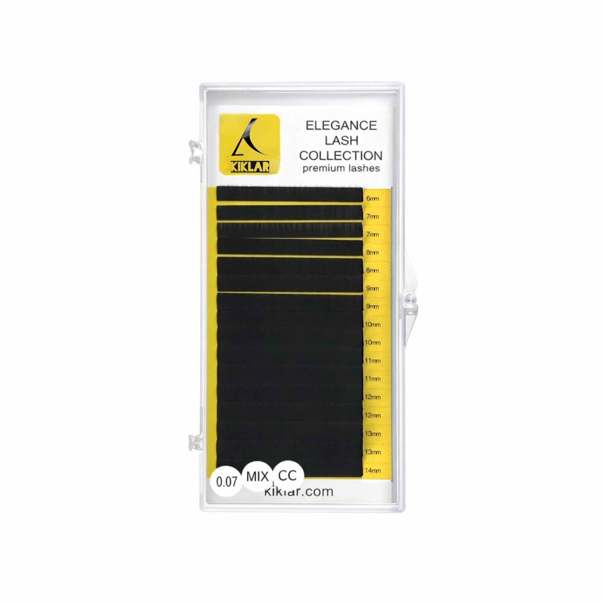 KIKLAR cils Elegance en soie , volume russe taille unique 16 Rangées
