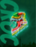 Custom Corcodile Goalie Mask Airbrush Design